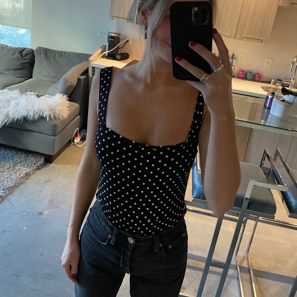 Polka Dot Bodysuit